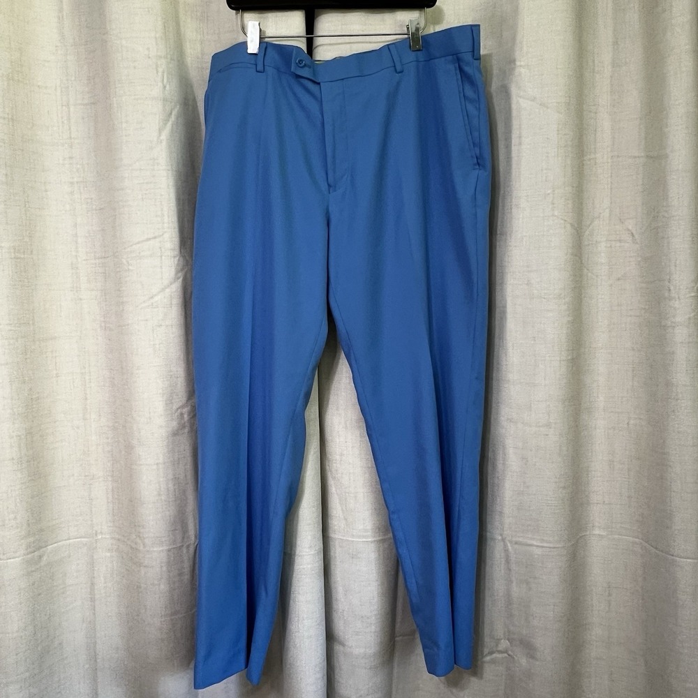 Louis Raphael Pants Mens 40‎ Blue Golf Golfer 100% Polyester Lightweight Outdoor
